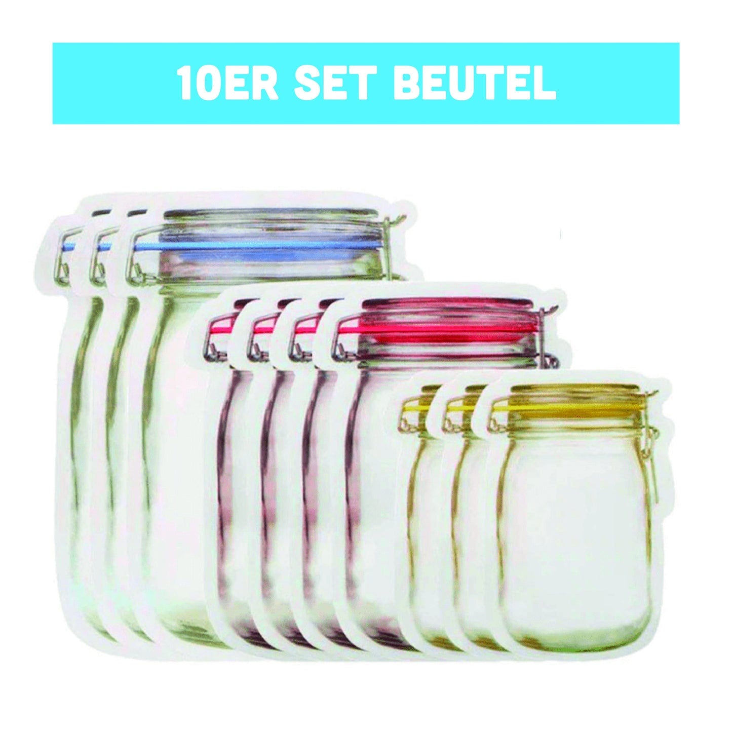Wiederverwendbare Lebensmittelbeutel