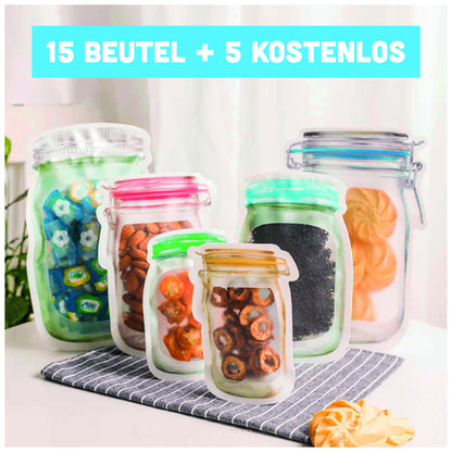 Wiederverwendbare Lebensmittelbeutel