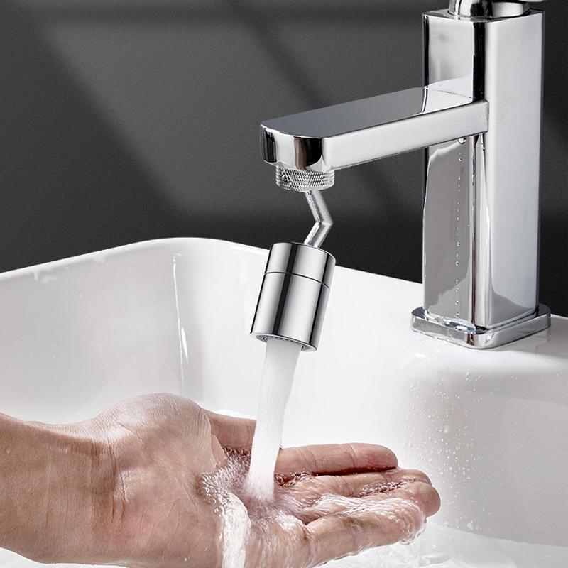 720° Wasserhahnaufsatz mit Spritzfilter