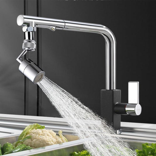 720° Wasserhahnaufsatz mit Spritzfilter