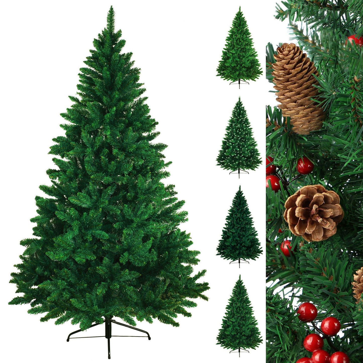 Künstlicher Weihnachtsbaum wie echt, in 5 Größen